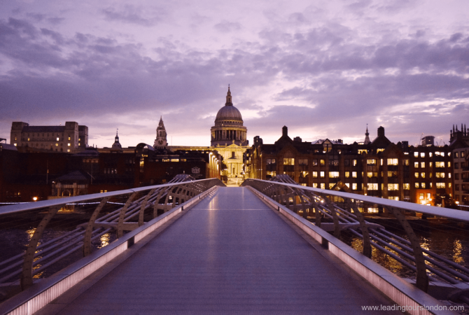 Millennium Bridge - London walking tours