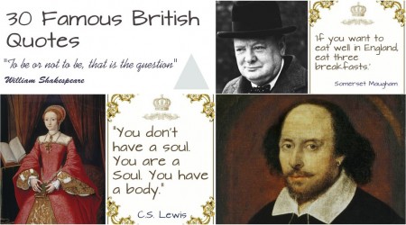 30 Famous British Quotes