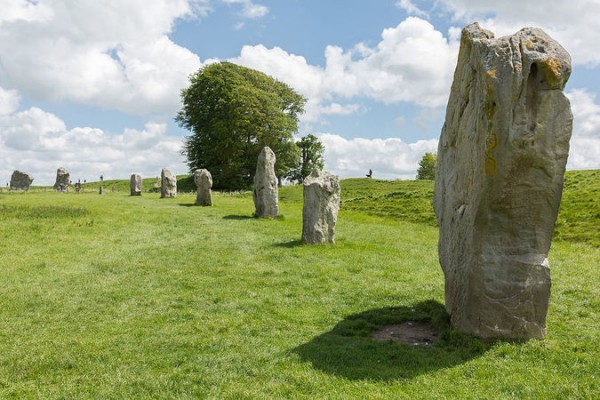 Avebury - England - Gigantic Stone formation in a circle Avebury - England - Gigantic Stone formation in a circle