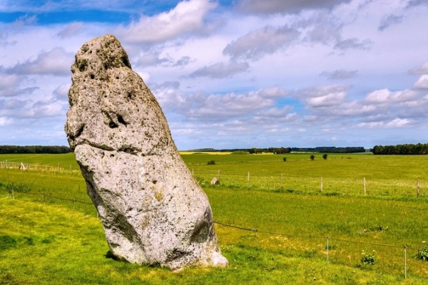 The Heel Stone near Stonehenge - England The Heel Stone near Stonehenge - England