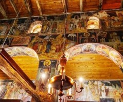 murals in St. Stephen Church - old Town of Plovdiv