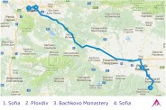 Route of Plovdiv - Bachkovo Monastery Tour from Sofia