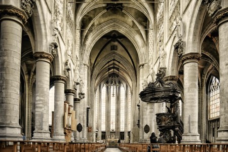 The Cathedral of Brussels - Belgium The Cathedral of Brussels - Belgium