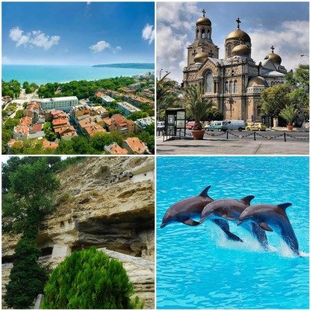 Day Trip to Varna and Aladzha Monastery and Dolphinarium from Sunny Beach