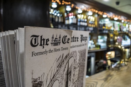 The Centre Page Pub Menu - London