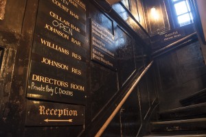 Ye Olde Cheshire Cheese Pub stairs - London
